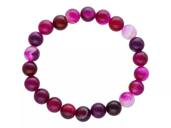 R4H76 BRANSOLETKA AGAT KULE 8,5 mm