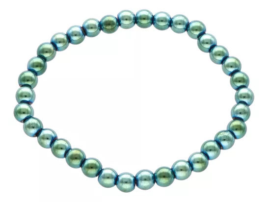 R4H30 BRANSOLETKA HEMATYT KULE 6 mm