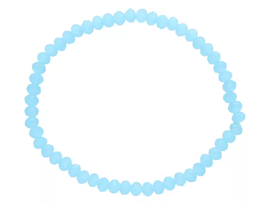 R2A04 BRANSOLETKA KRYSZTAŁKI 4,5mm NA GUMCE