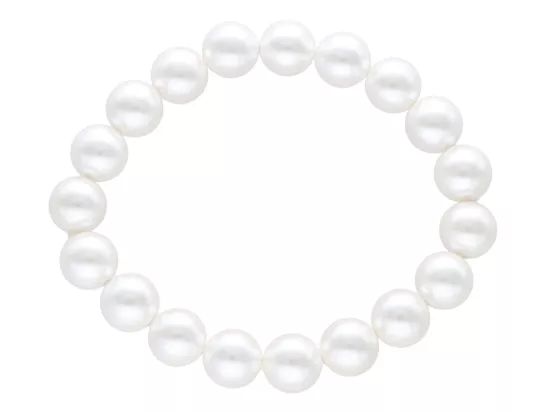 R2R79 BRANSOLETKA PERŁA MAJORKA KULE 10,5 mm