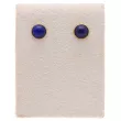 U2A11 KOLCZYKI LAPIS LAZULI I STAL CHIRURGICZNA 1 PARA