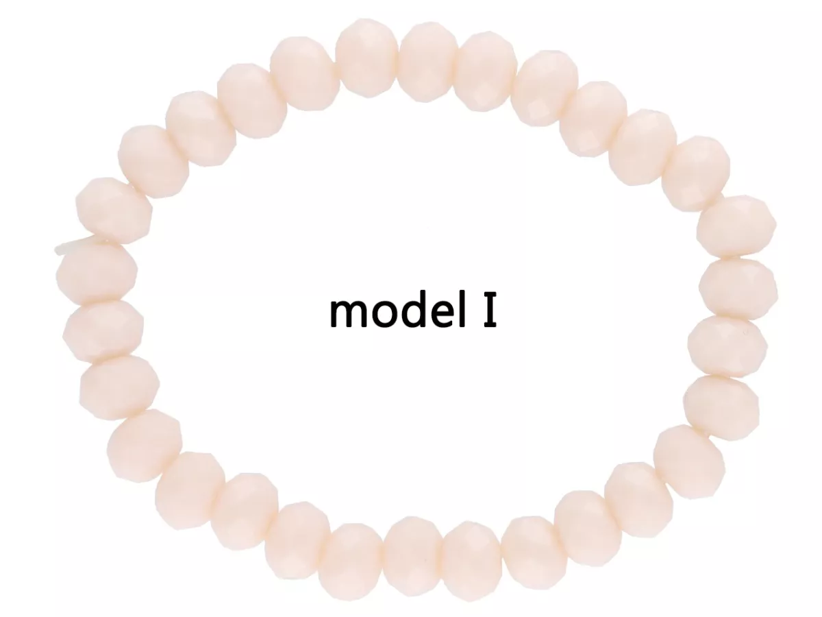 R2G27 BRANSOLETKA KRYSZTAŁKI 8 mm NA GUMCE