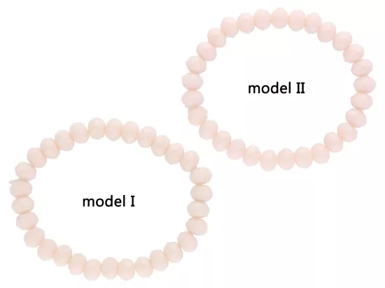 R2G27 BRANSOLETKA KRYSZTAŁKI 8 mm NA GUMCE