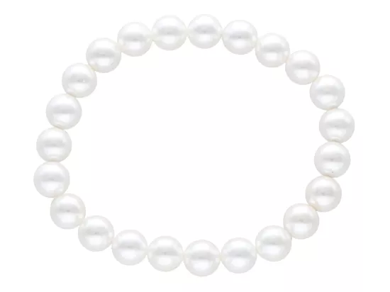 R2R78 BRANSOLETKA PERŁA MAJORKA KULE 8,5 mm