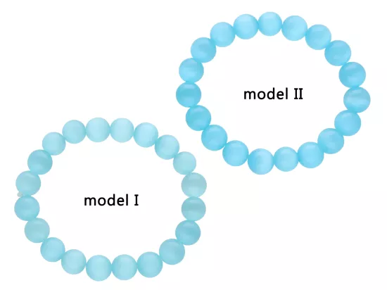 R4I08 BRANSOLETKA KOCIE OKO KULE 10 mm