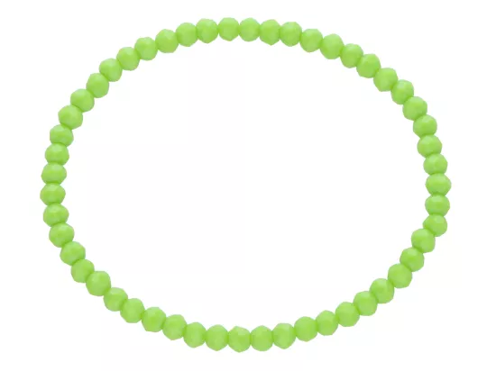 R2P58 BRANSOLETKA KRYSZTAŁKI 4 mm NA GUMCE