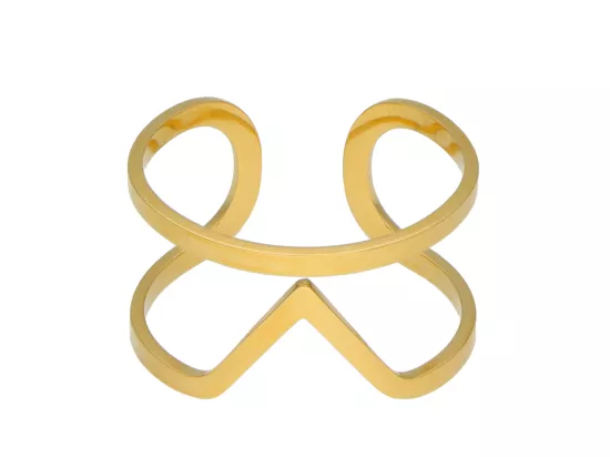 R3J43 PIERŚCIONEK ZE STALI CHIRURGICZNEJ - 1 SZTUKA