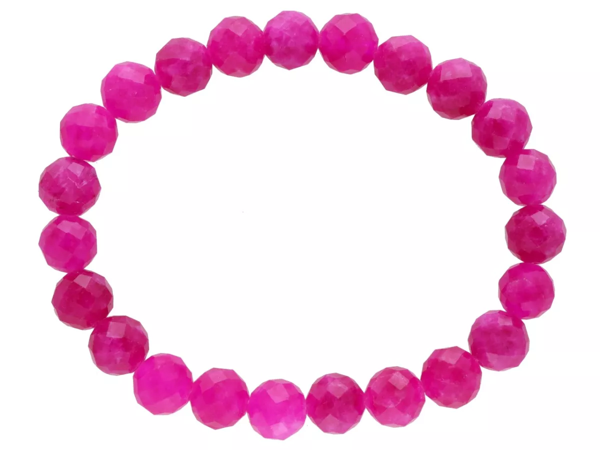R5G57 BRANSOLETKA JADEIT KULE FASETOWANE 8 mm