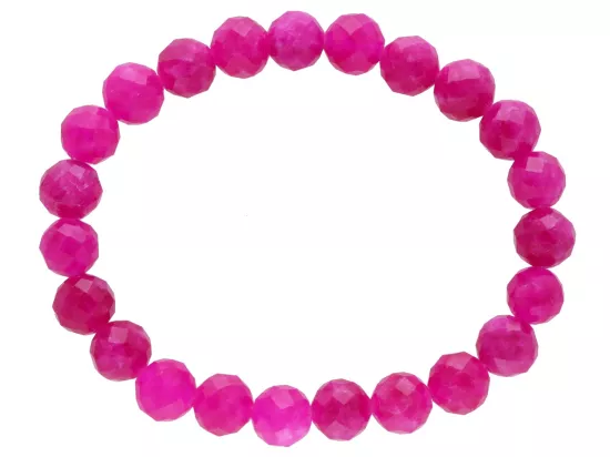 R5G57 BRANSOLETKA JADEIT KULE FASETOWANE 8 mm