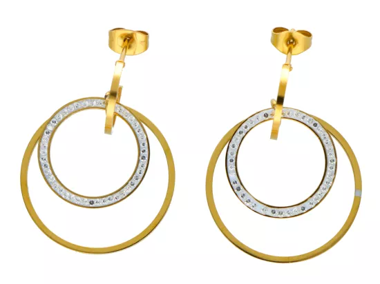 U1T75 KOLCZYKI STAL CHIRURGICZNA 1 PARA