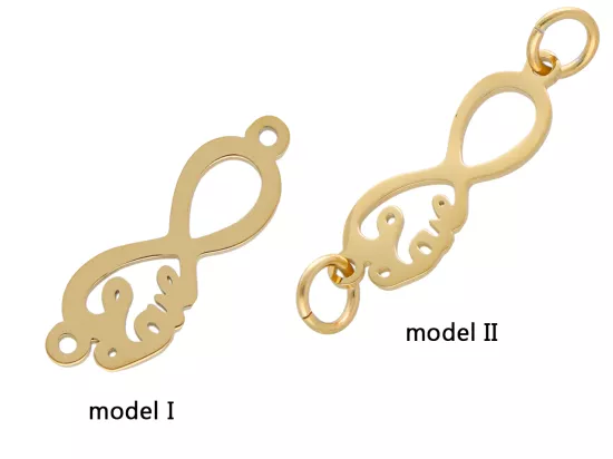 P5P34 ELEMENT OZDOBNY ŁĄCZNIK ZE STALI CHIRURGICZNEJ - 1 SZTUKA