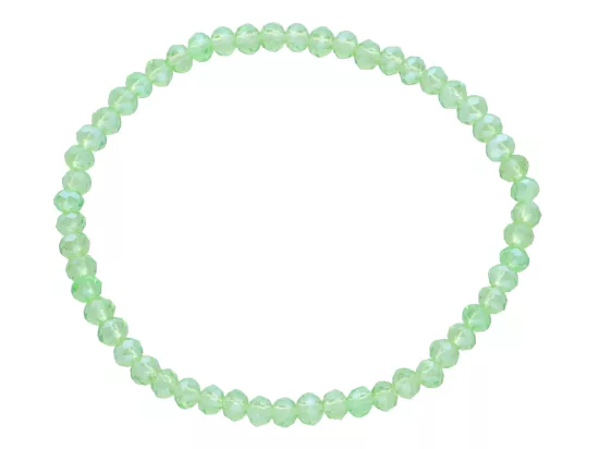 R4F48 BRANSOLETKA KRYSZTAŁKI 4,5 mm NA GUMCE