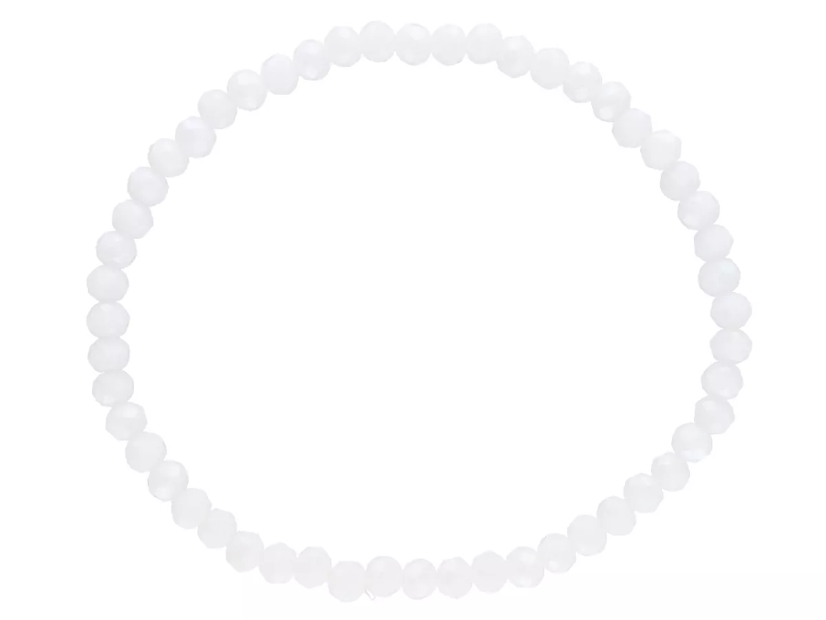 R2I75 BRANSOLETKA KRYSZTAŁKI 4,5 mm NA GUMCE