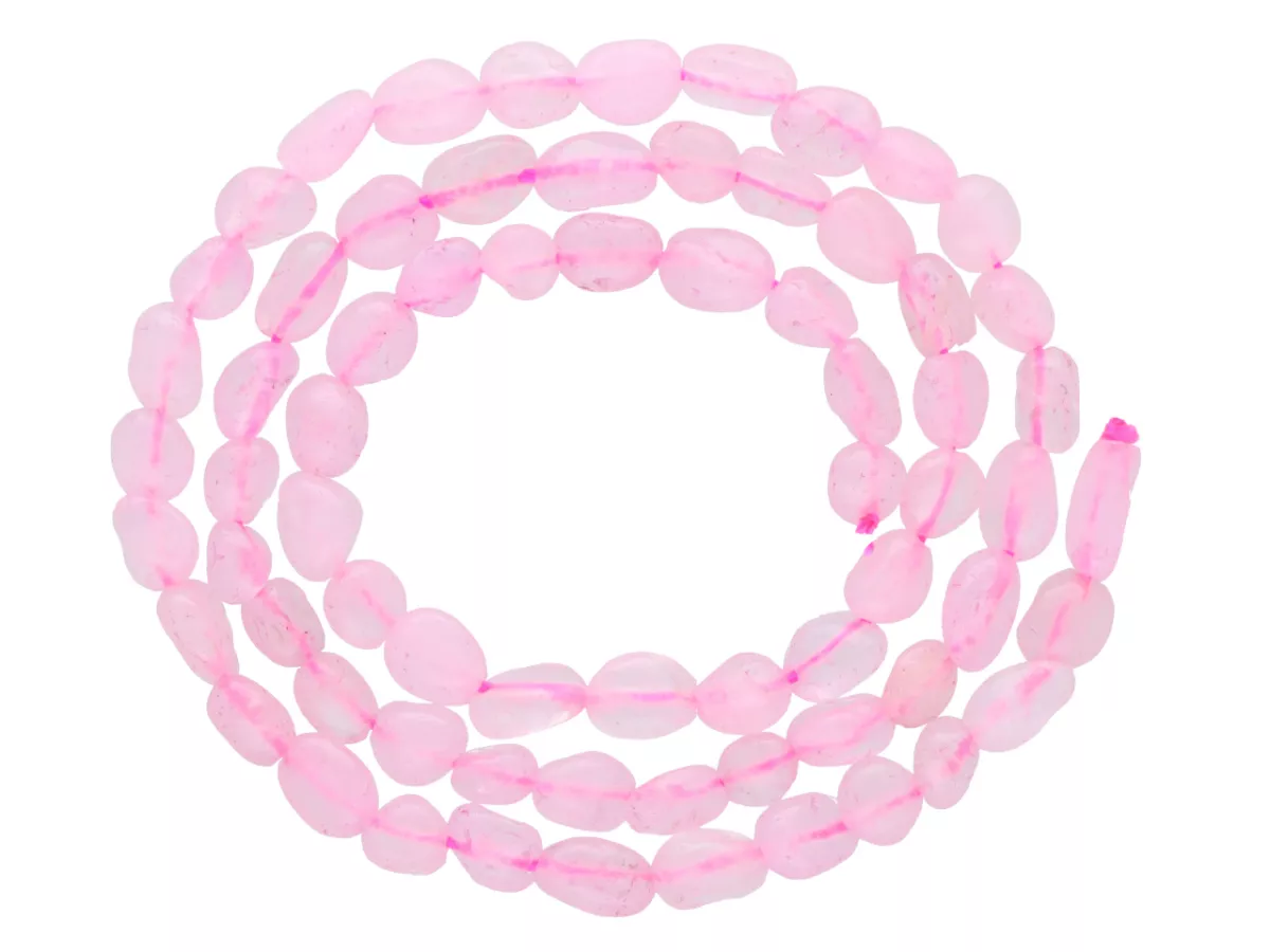 K7P53 KWARC RÓŻOWY BRYŁKI - 1 SZNUR