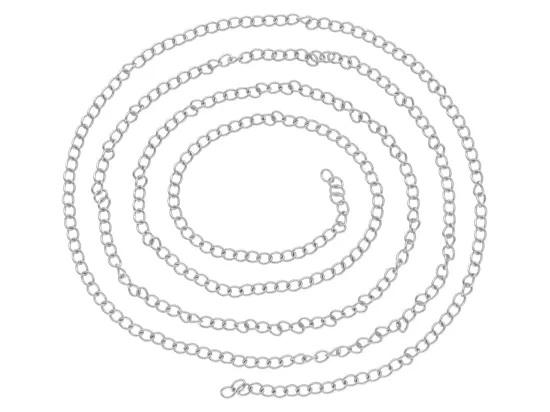 P5W78 ŁAŃCUSZEK OZDOBNY STAL CHIRURGICZNA 3/4 mm - 1 metr
