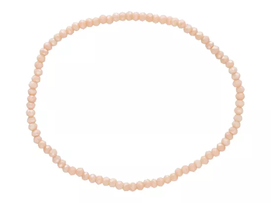 R4C08 BRANSOLETKA KRYSZTAŁKI 2,5 mm NA GUMCE