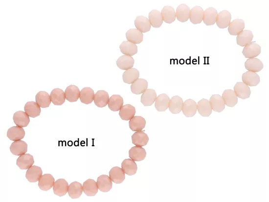 R2T54 BRANSOLETKA KRYSZTAŁKI 10 mm NA GUMCE