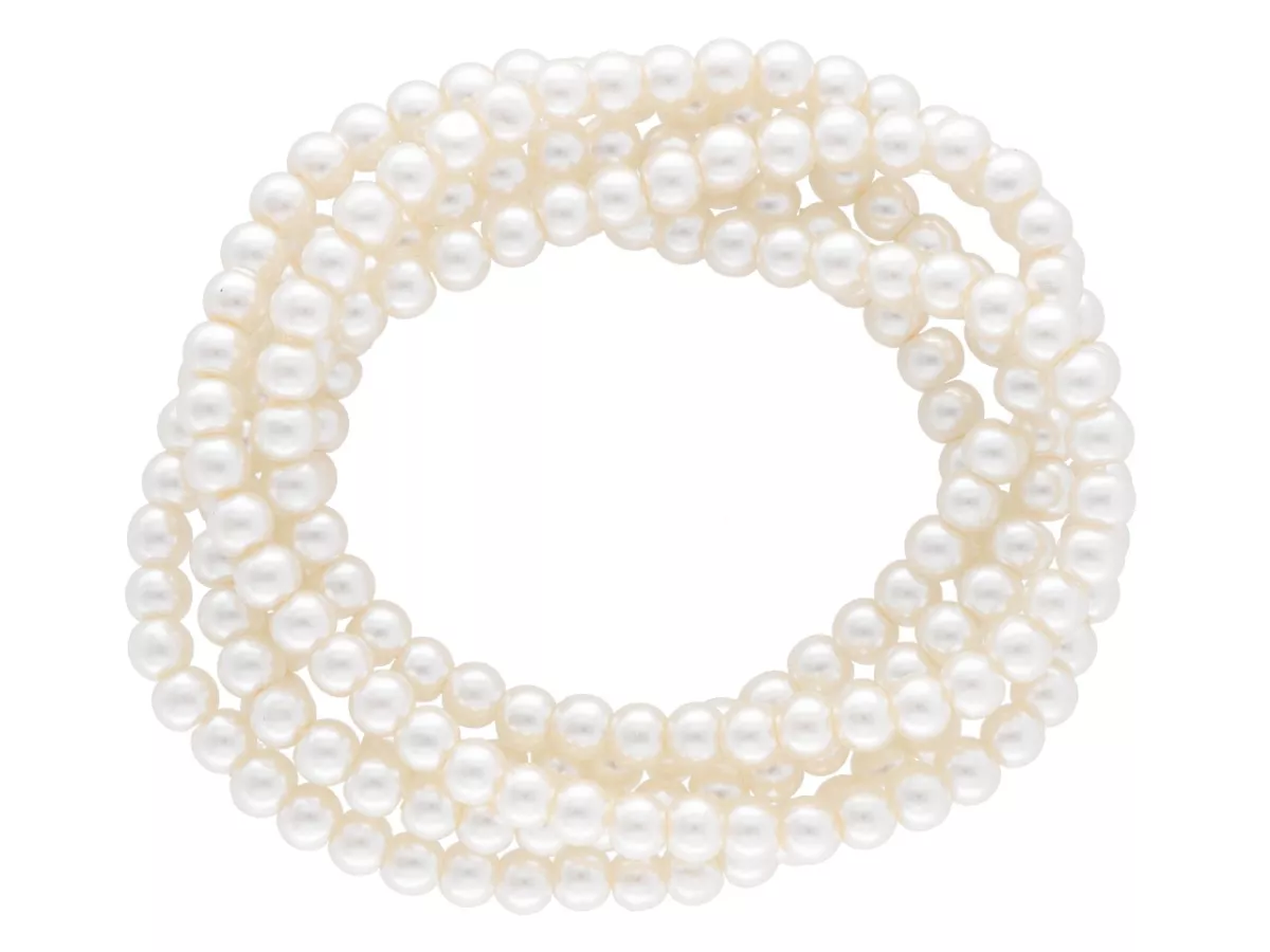 P1F97 PERŁY SZKLANE 4,5 mm - 1 SZNUR