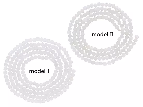 K6X93 KAMIEŃ KSIĘŻYCOWY KULE FASETOWANE 2 mm - 1 SZNUR