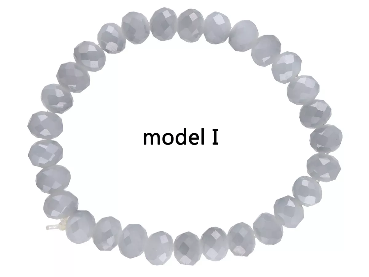 R2J56 BRANSOLETKA KRYSZTAŁKI 8 mm NA GUMCE