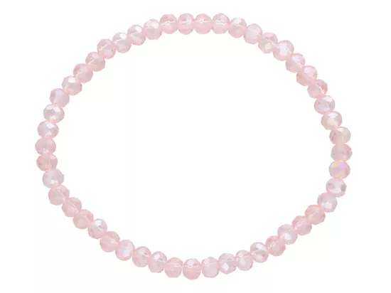 R1S66 BRANSOLETKA KRYSZTAŁKI NA GUMCE 4,5mm