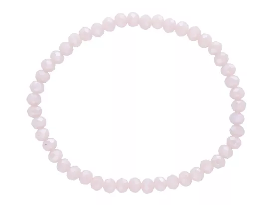 R4C68 BRANSOLETKA KRYSZTAŁKI 4,5 mm NA GUMCE