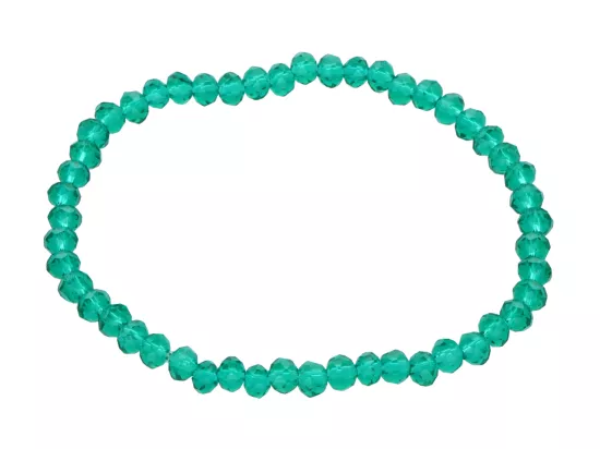 R4C46 BRANSOLETKA KRYSZTAŁKI 4,5 mm NA GUMCE