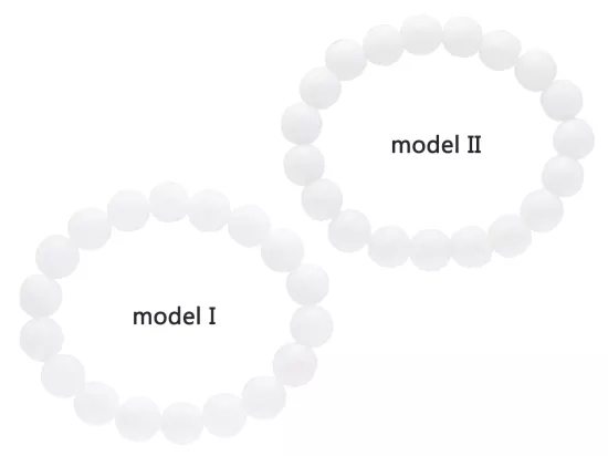 B1W07 BRANSOLETKA AGAT BIAŁY KULE FASETOWANE 10 mm