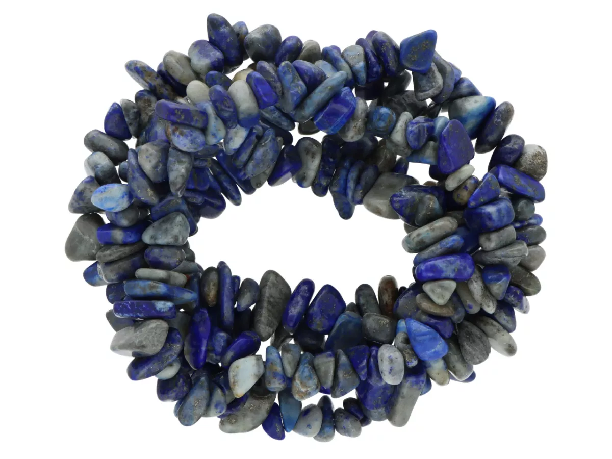 K1E05 LAPIS LAZULI SIECZKA - 1 SZNUR