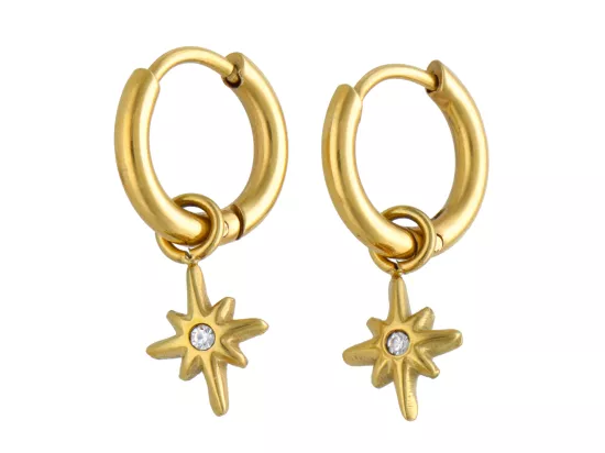 U1U18 KOLCZYKI STAL CHIRURGICZNA 1 PARA