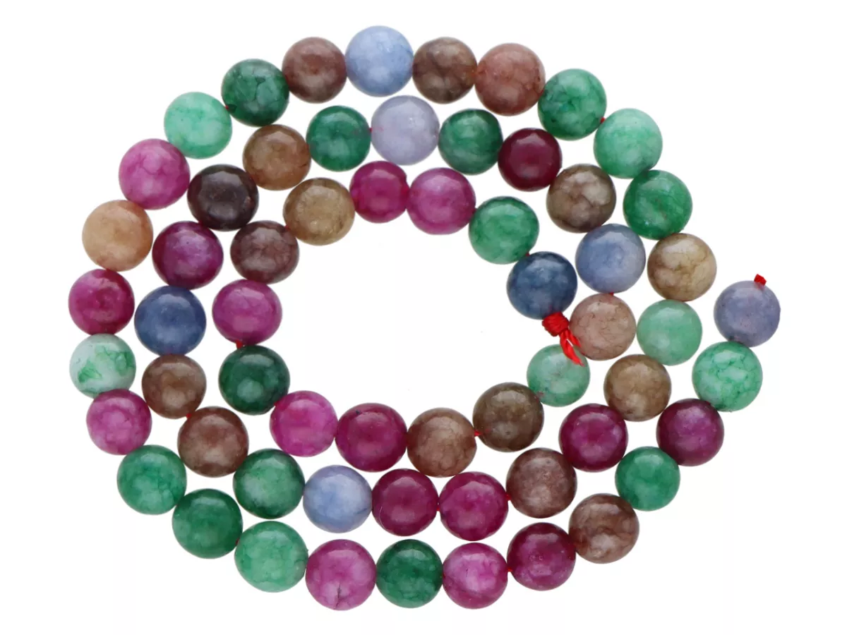 K7U57 JADEIT MIX KULE 6,5 mm 1 SZNUR