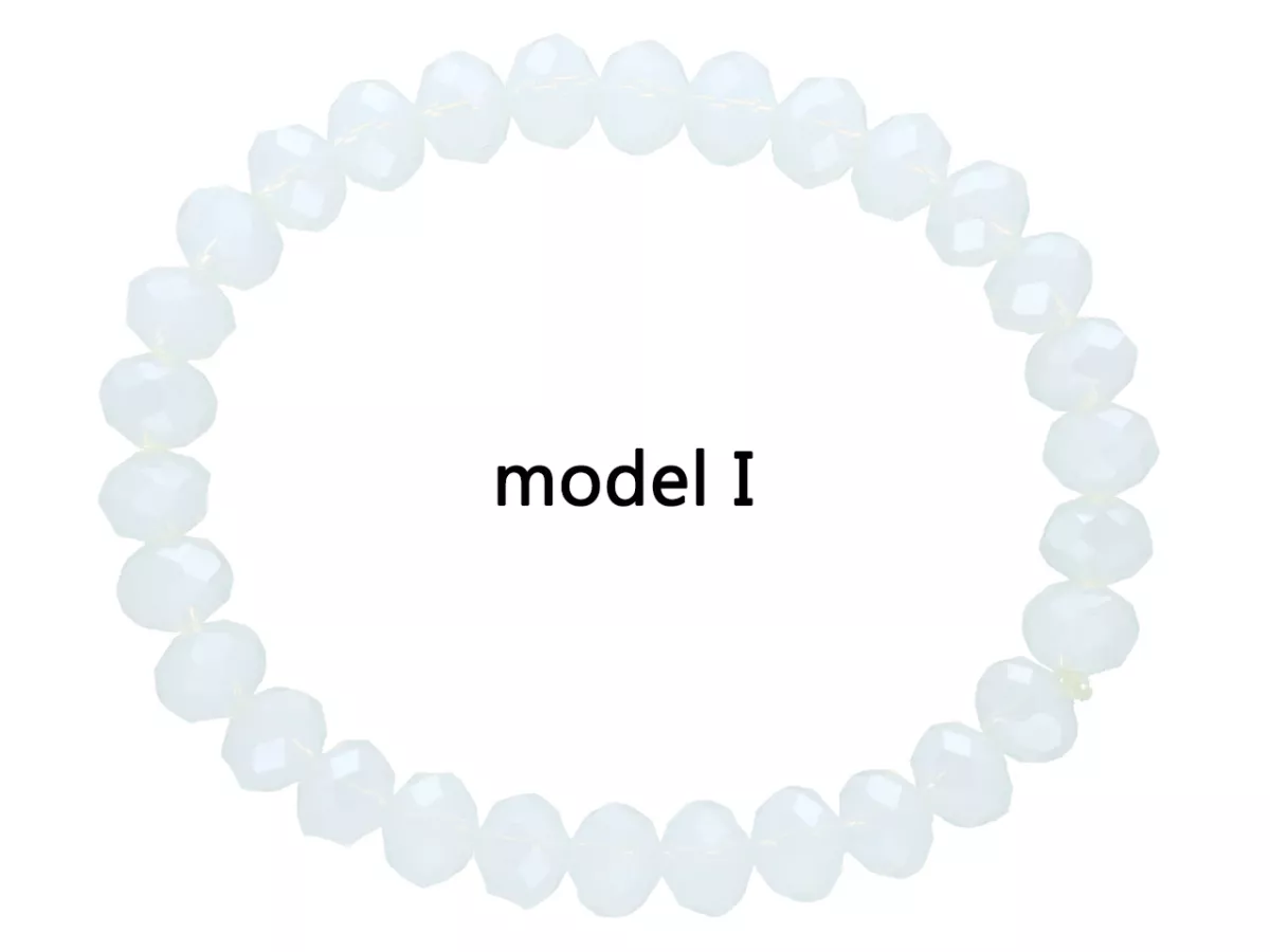 R4G56 BRANSOLETKA KRYSZTAŁKI 8 mm NA GUMCE