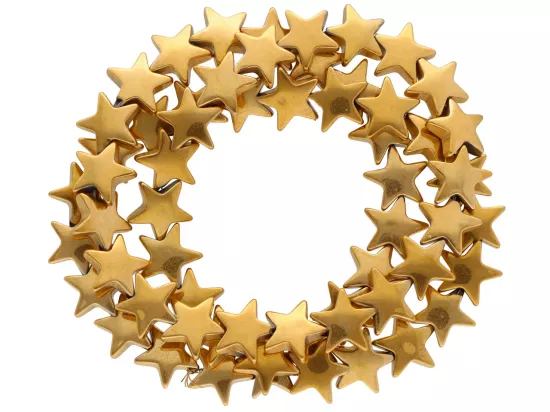 K7P05 HEMATYT MIODOWY GWIAZDKI 8 mm - 1 SZNUR