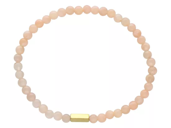 R4L50 BRANSOLETKA KAMIEŃ SŁONECZNY KULE 4,5 mm