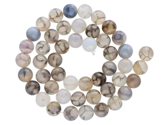 K5P90 SZARY AGAT KULE 8 mm