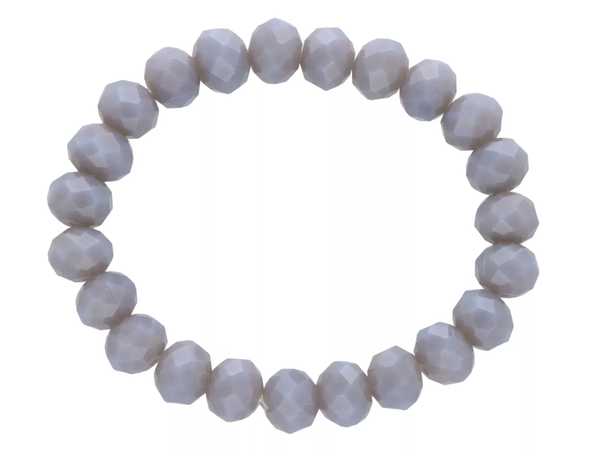 R2T75 BRANSOLETKA KRYSZTAŁKI 10 mm NA GUMCE