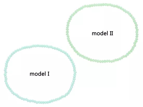 R3U29 BRANSOLETKA KRYSZTAŁKI 2,5 mm NA GUMCE
