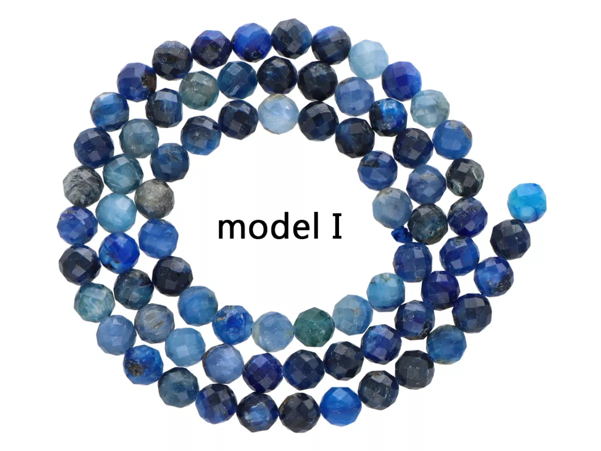 K6Y26 KYANIT KULE FASETOWANE 5 mm - 1 SZNUR