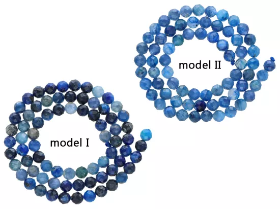 K6Y26 KYANIT KULE FASETOWANE 5 mm - 1 SZNUR