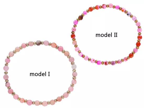 R5B12 BRANSOLETKA AGAT I HEMATYT