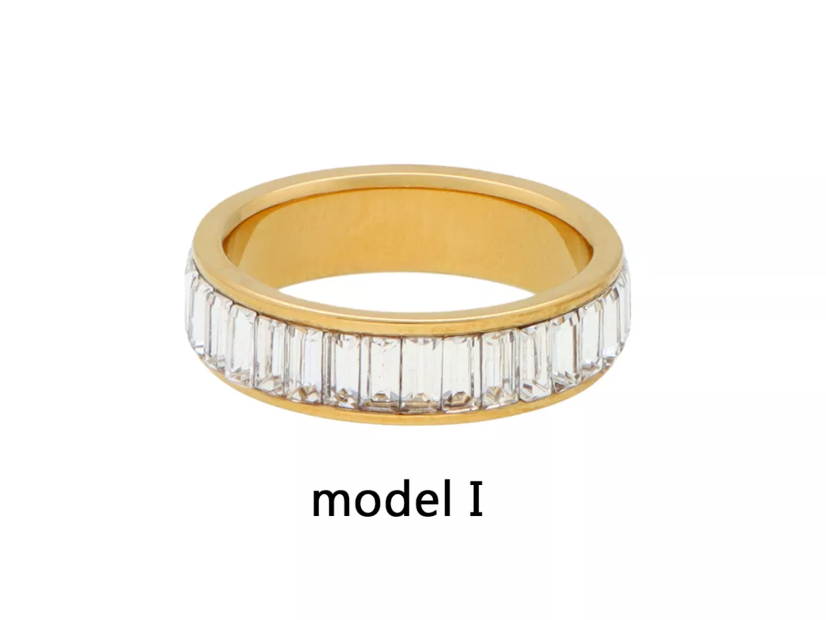 R4A20 PIERŚCIONEK ZE STALI CHIRURGICZNEJ - 1 SZTUKA