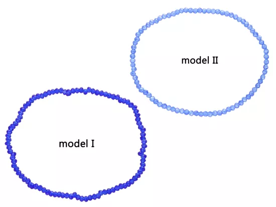 R3F91 BRANSOLETKA KRYSZTAŁKI 2,5 mm NA GUMCE