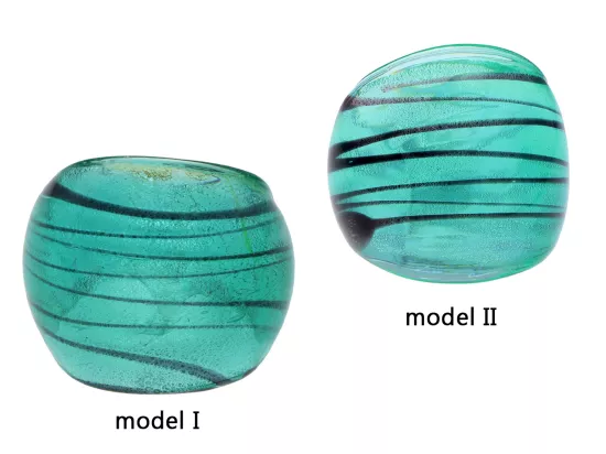 R4L11 PIERŚCIONEK SZKŁO WENECKIE