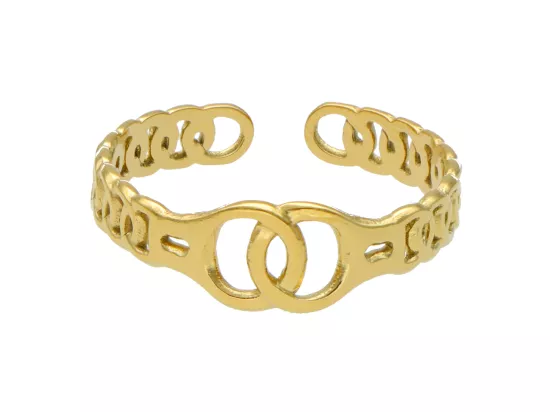 R3X24 PIERŚCIONEK ZE STALI CHIRURGICZNEJ - 1 SZTUKA