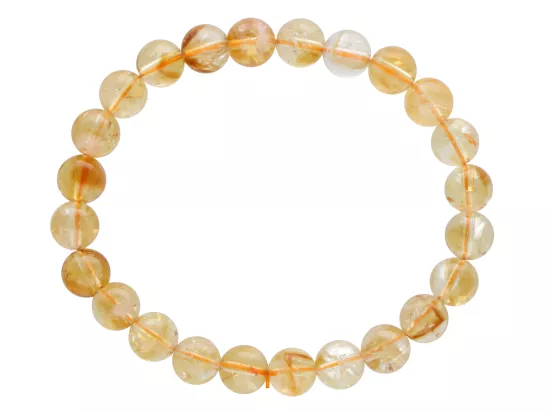 R3P45 BRANSOLETKA CYTRYN KULE 8,5 mm