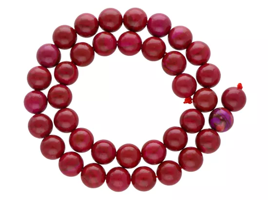 K7A15 JASPIS MORSKI KULE 10,5 mm - 1 SZNUR