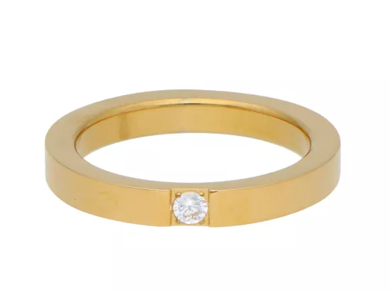 R3I17 PIERŚCIONEK ZE STALI CHIRURGICZNEJ - 1 SZTUKA