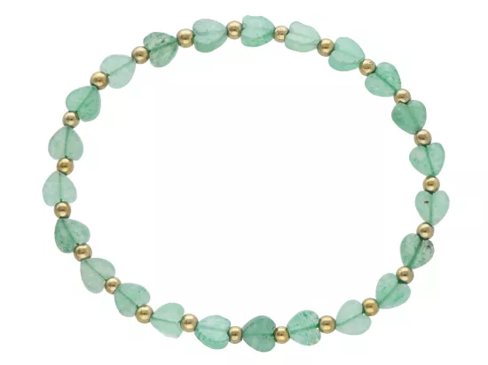 R4Z99 BRANSOLETKA AWENTURYN SERCE I HEMATYT