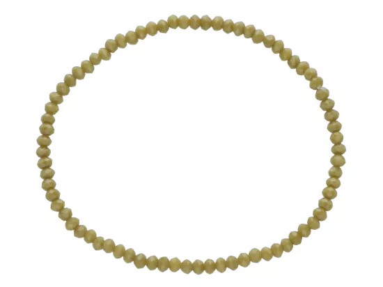 R3U32 BRANSOLETKA KRYSZTAŁKI 3 mm NA GUMCE