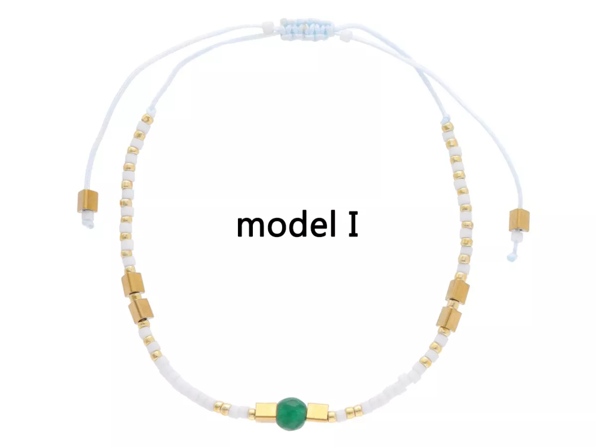 R4S78 BRANSOLETKA SHAMBALLA KRYSZTAŁKI HEMATYT JADEIT